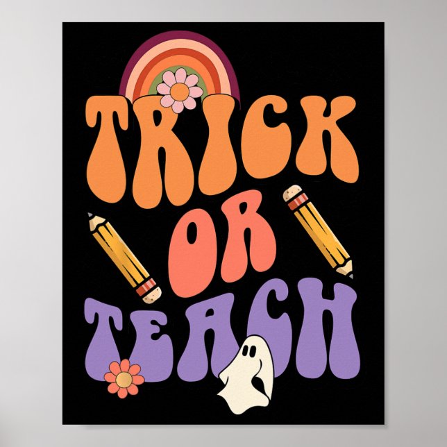 Poster Ensinamentos De Figuras De Halloween De Captura Re (Frente)