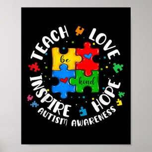 Poster Ensinar Esperança De Amor Inspirar Consciência Do