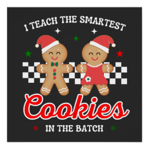 Pôster Ensino A Camisa De Cookies Mais Inteligente, Ensin