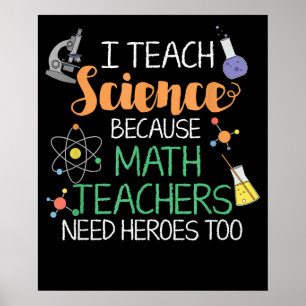 Poster Ensino Ciência Porque Professores De Matemática Pr