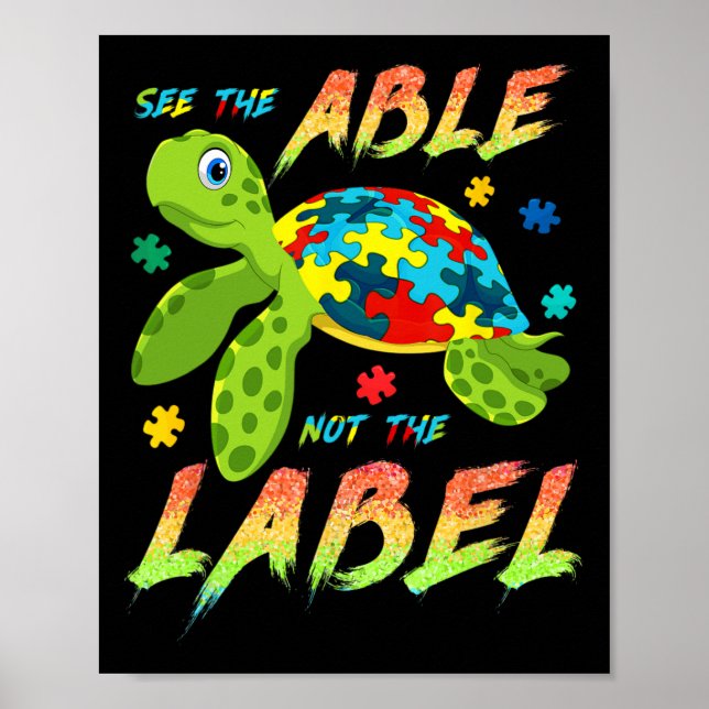 Poster Ensino Especial Veja A Capa De Não Rotular A Tarta (Frente)