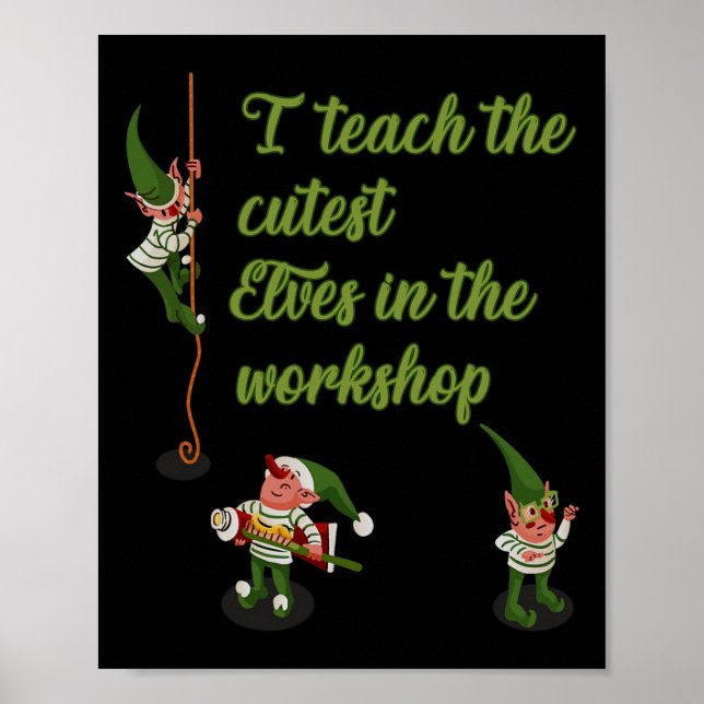 Poster Ensino Os Elfos Mais Justos No Workshop Professor  (Frente)