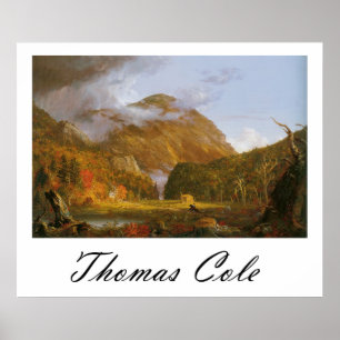 Pôster Entalhe do Cole de Thomas das montanhas brancas