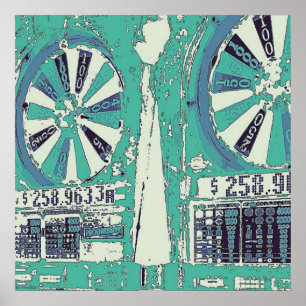 Poster Entalhes de Las Vegas