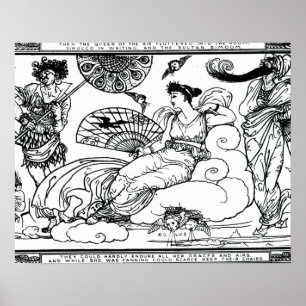 Pôster 'Então a rainha do ar vibrou na sala