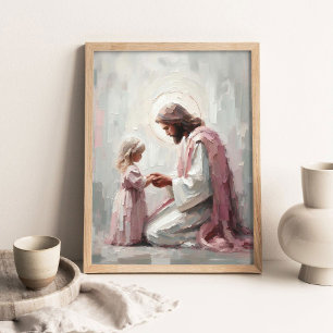 Poster Entendido e Amado, Pintura Cristã, Jesus um