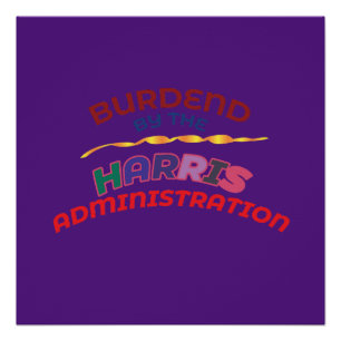 PÔSTER ENTERRADO PELA ADMINISTRAÇÃO HARRIS.