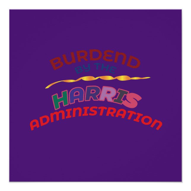 PÔSTER ENTERRADO PELA ADMINISTRAÇÃO HARRIS. (Frente)