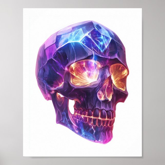 Poster Entidade da Caveira de Cristal (Frente)