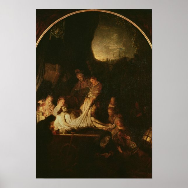 Pôster Entombment, c.1639 (Frente)