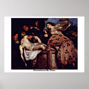 Pôster Entombment por Titian