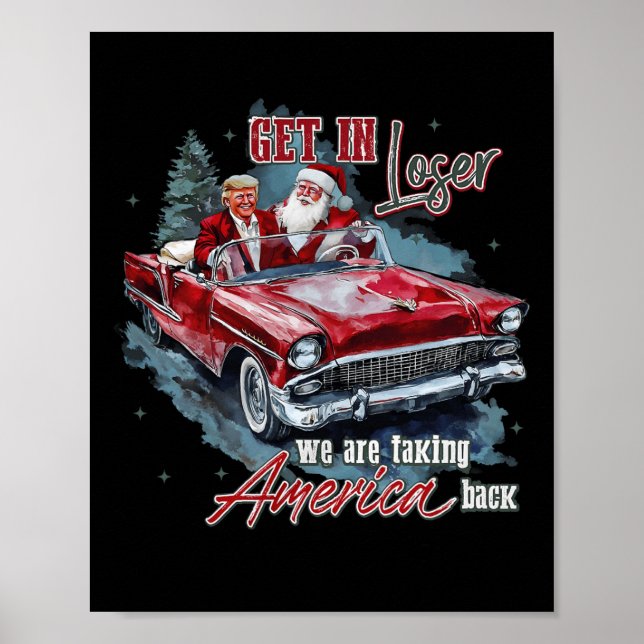 Poster Entra Em Perdedor Estamos A Levar A América De Vol (Frente)