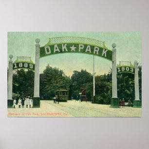 Pôster Entrada à opinião de Oak Park