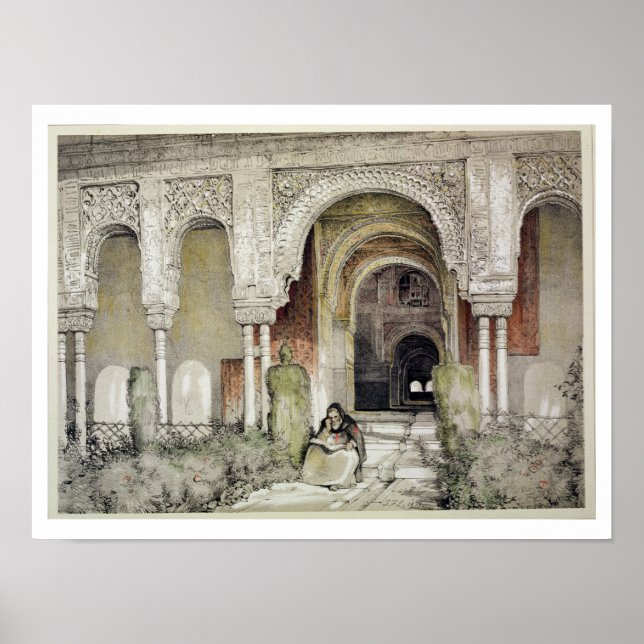 Pôster Entrada à Sala das Duas Irmãs (Sala de l (Frente)