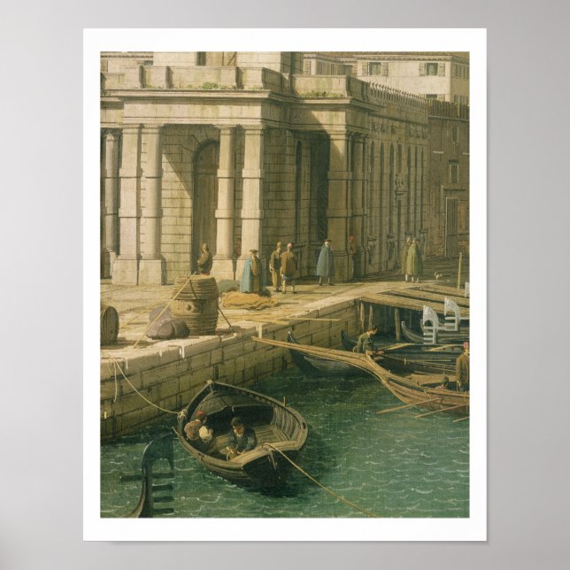 Poster Entrada ao Grande Canal: Olhando para Oeste, c.173 (Frente)