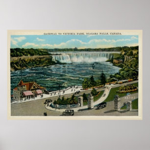 Pôster Entrada ao parque de Victoria, Niagara Falls,