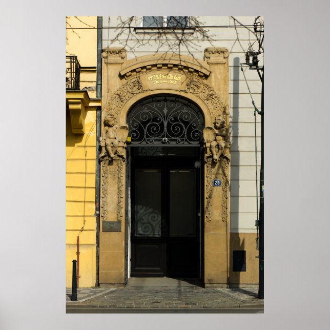 Poster Entrada da ornamentado (Frente)