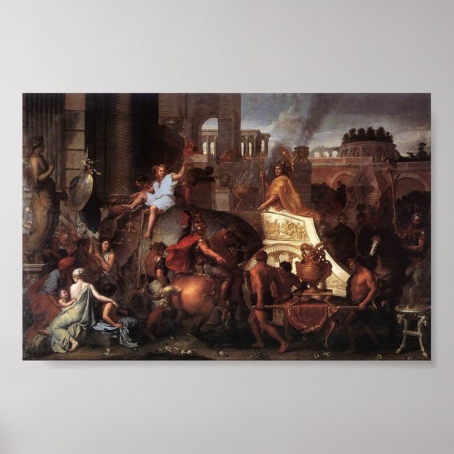 Pôster Entrada De Alexander Na Babilônia (Frente)