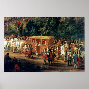 Pôster Entrada de Louis XIV e de Maria Theresa em