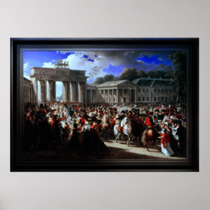Poster Entrada de Napoleão I em Berlim por Charles Meynie