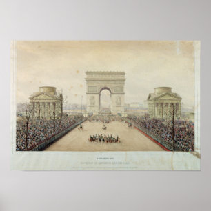 Pôster Entrada de Napoleon III em Paris