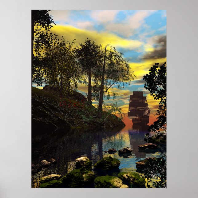 Pôster Entrada de Piratas (Frente)