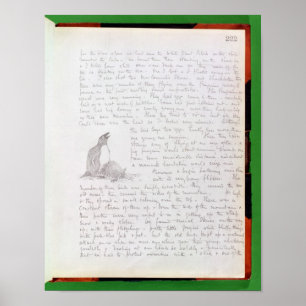 Pôster Entrada do diário para o 9 de janeiro de 1902