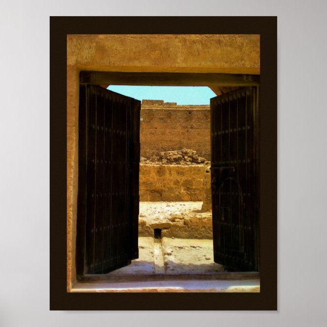 Pôster Entrada do Forte Arad (Frente)