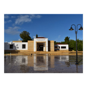 Pôster Entrada do Parque Arqueológico de Pafos, local do