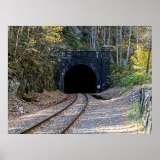 Poster Entrada Leste do Túnel Hoosac