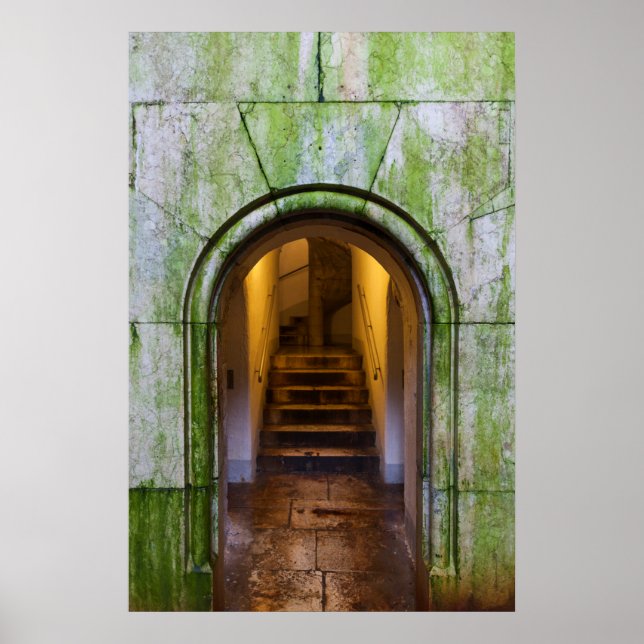 Poster Entrada Para Mina De Sal Subterrânea (Frente)