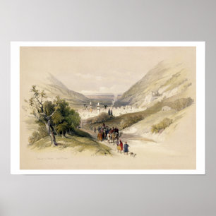 Pôster Entrada para Nablous, 17 de abril de 1839, placa 4