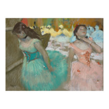 Entrance of the Masked Dancers Degas Canvas Print