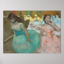 Poster Entrance of the Masked Dancers Degas Canvas Print