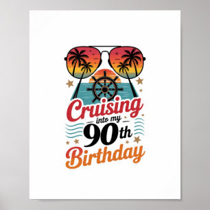 Poster Entrando de Cruzeiro no Meu 90º Aniversário