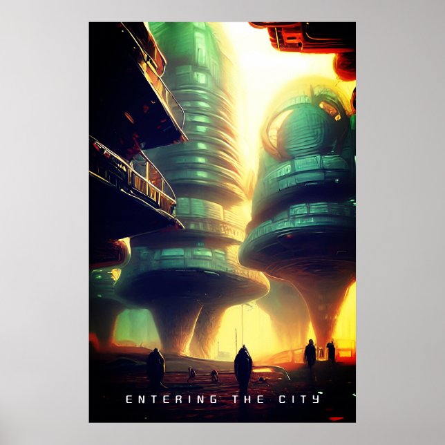 Poster Entrando na Cidade (Frente)