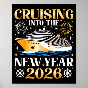 Poster Entrando no Ano Novo 2026 Feliz Ano Novo Família