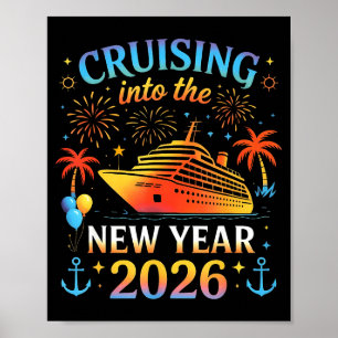 Poster Entrando no Ano Novo 2026 Feliz Ano Novo Família
