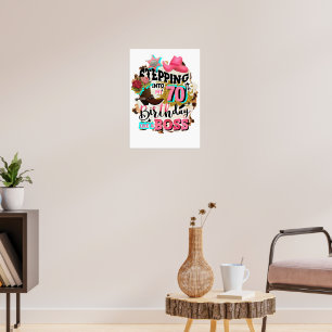 Poster Entrando no meu aniversário de 70 como chefe