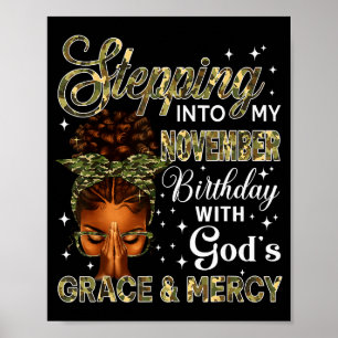 Poster Entrando No Meu Aniversário De Novembro Mulheres N