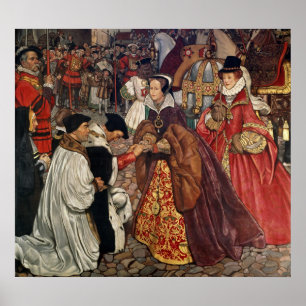 Poster Entrar de Queen Mary e da princesa Elizabeth