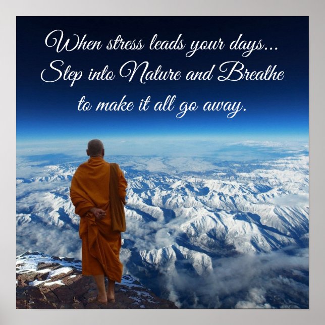 Poster Entrar na natureza (Frente)