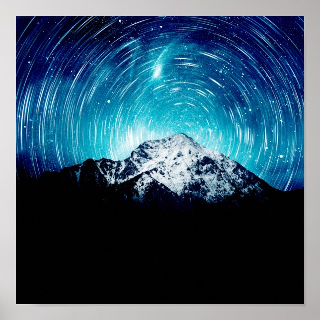 Poster Entre a galáxia e a montanha (Frente)