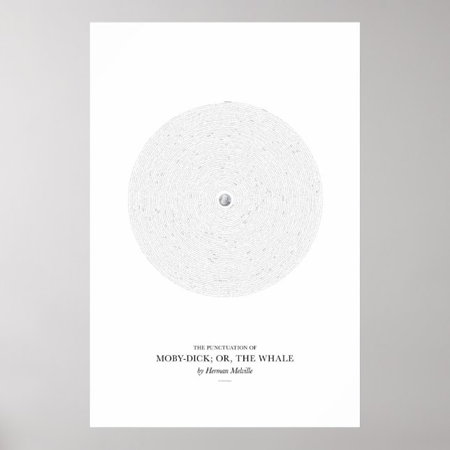 Poster Entre as Palavras: Moby-Dick; ou, A Baleia (Frente)