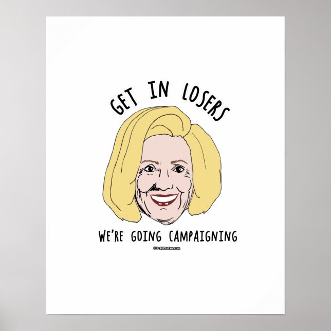 Poster Entre em perdedores Vamos para a campanha (Frente)