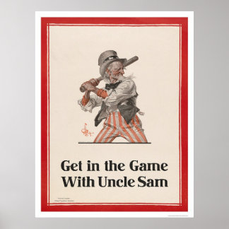 Poster Entre no jogo com o tio Sam