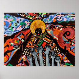 Poster "Entre o Caos, Eu Levanto"