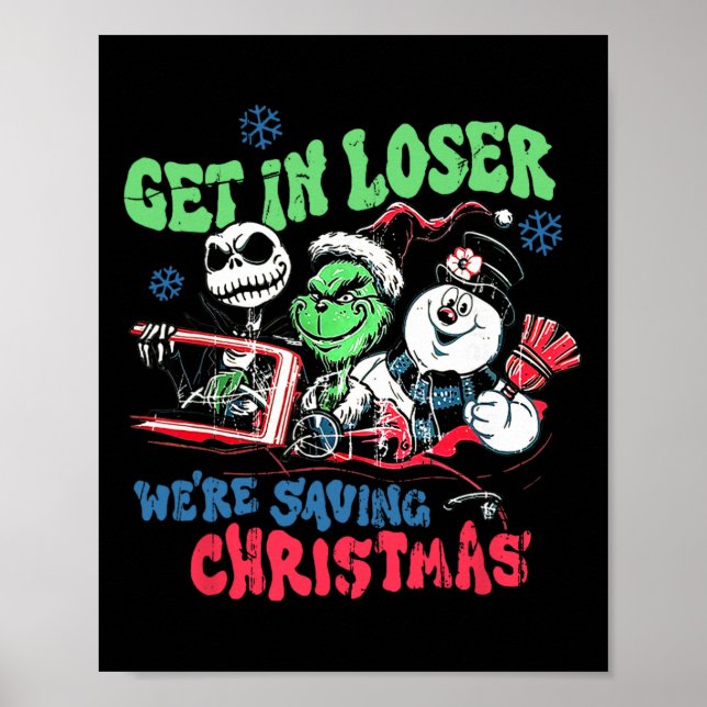 Poster Entre, Perdedor, Estamos Salvando o Natal do Bonec (Frente)