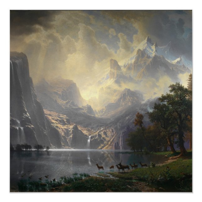 Pôster Entre Serra Nevada, paisagem da montanha (Frente)