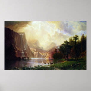 Pôster Entre Serra Nevada por Bierstadt